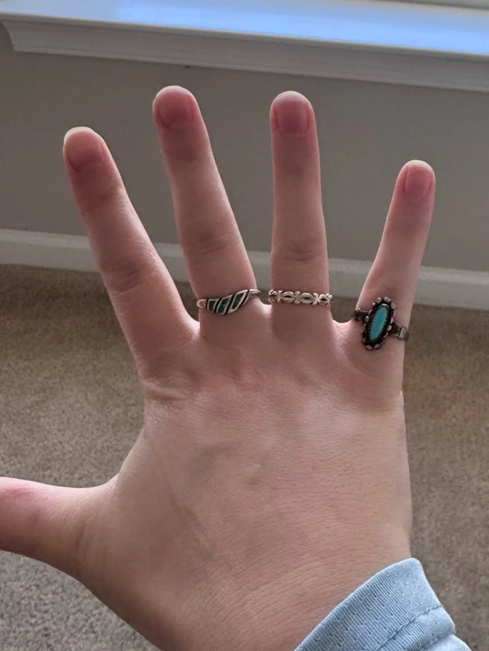 Silver Rings Trio - Picture 7 of 7